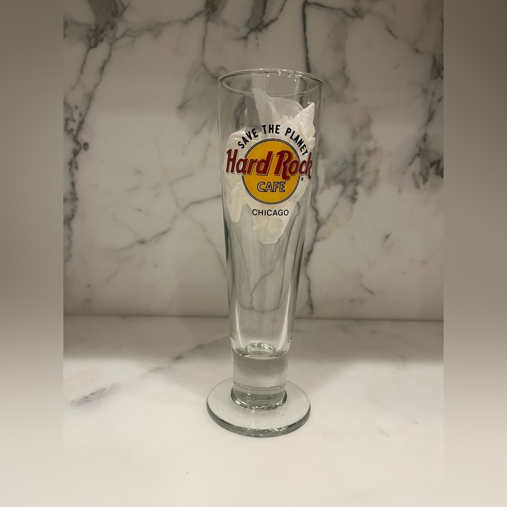 Hard Rock Cafe Glass - Chicago